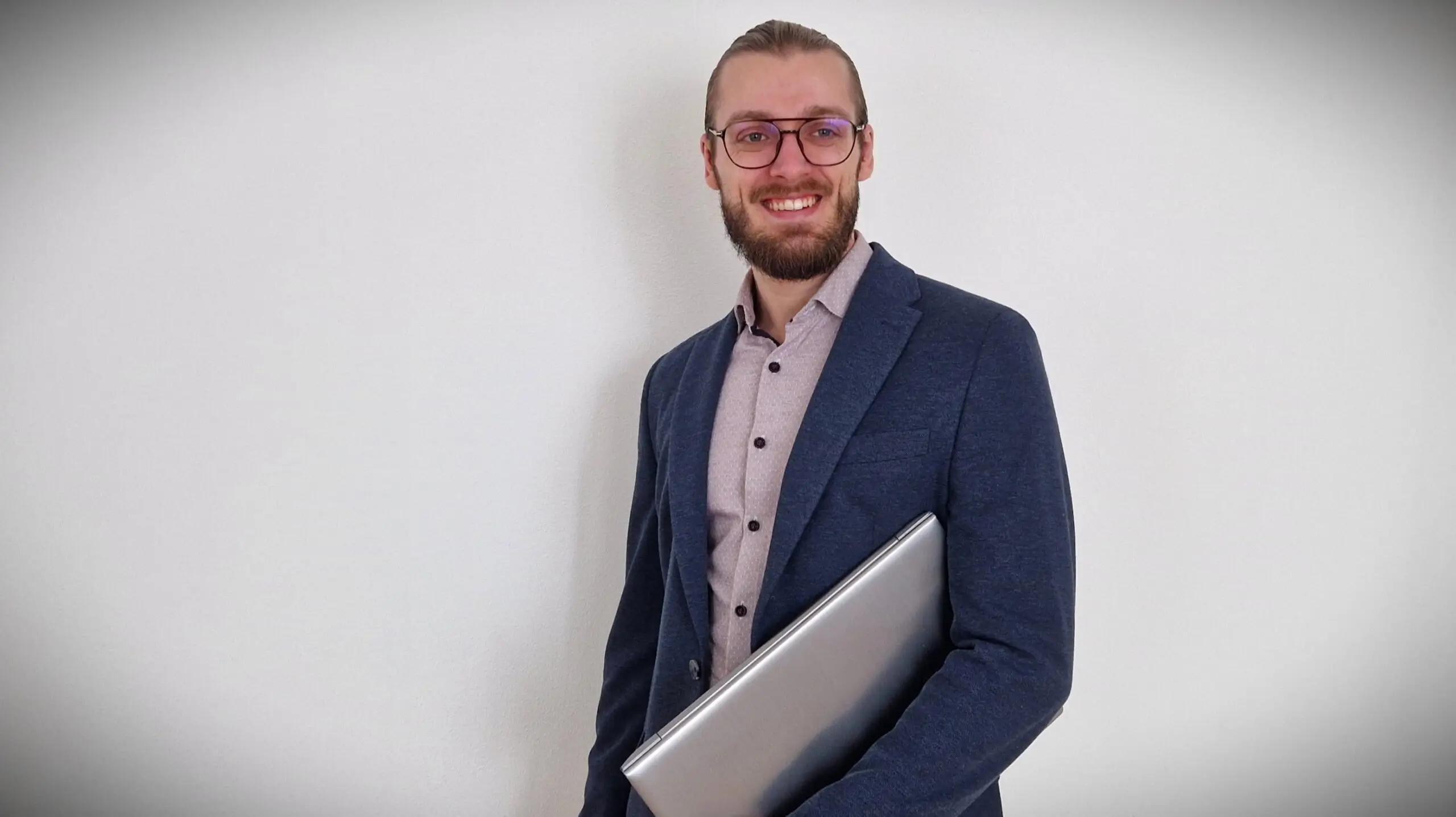 Peter Seltenhammer mit Laptop